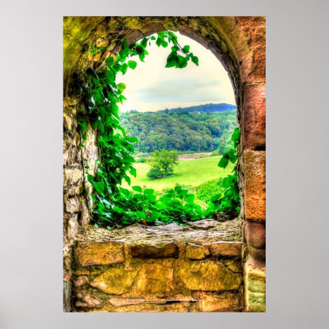 Póster Chepstow Castle Window II, Monmouthshire, Gales (Frente)