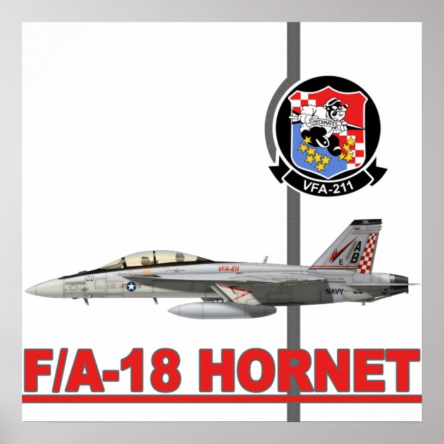 Poster Cheques VFA-211 (Frente)