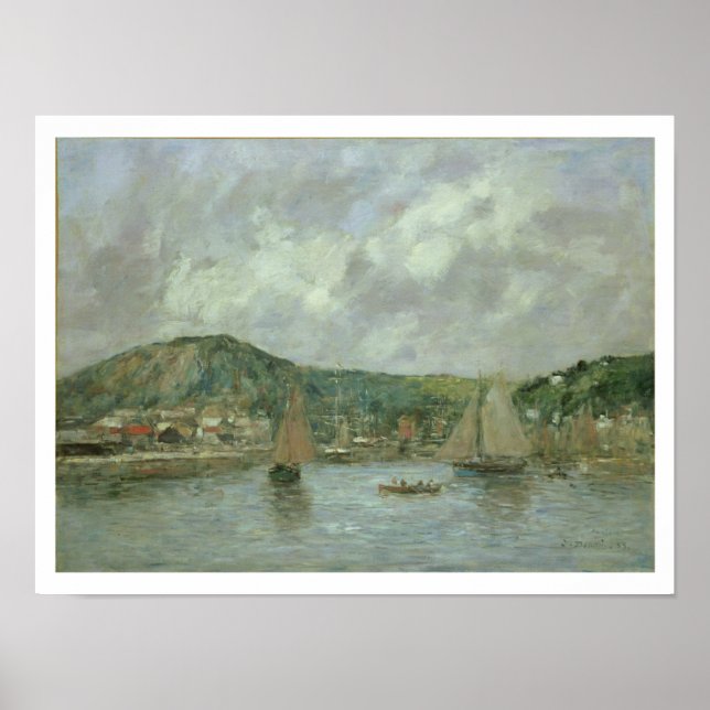Póster Cherbourg, 1883 (petróleo na canvas) (Frente)