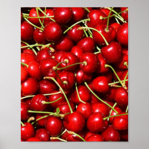 Poster Cherries Red