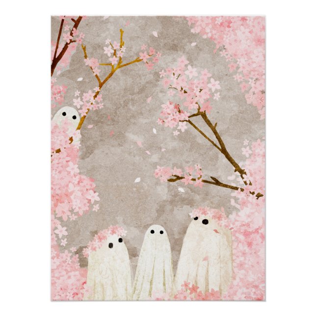 Póster Cherry Blossom Ghosts (Frente)
