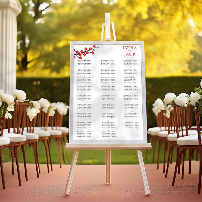 Póster Cherry Blossom Themed Wedding (Criador carregado)