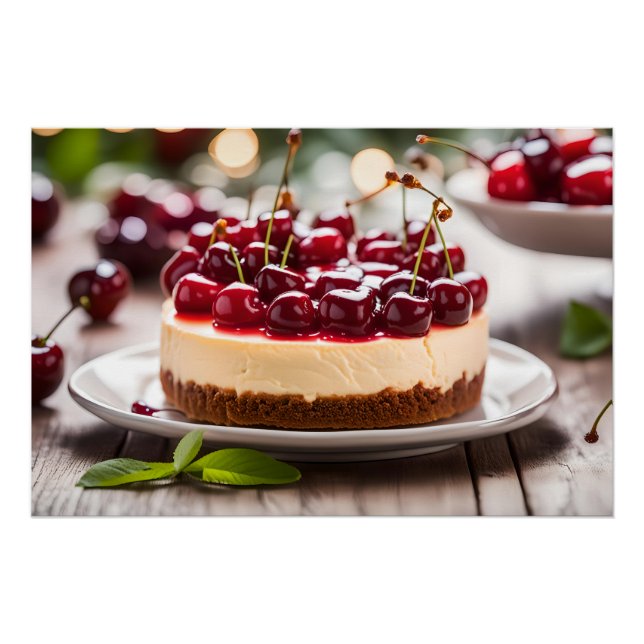 Póster Cherry Cheesecake (Frente)