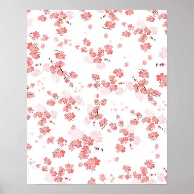 Poster Cherry Flower 2 (Frente)