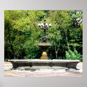 Póster Cherry Hill Fountain