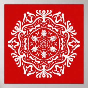 Póster Cherry Mandala