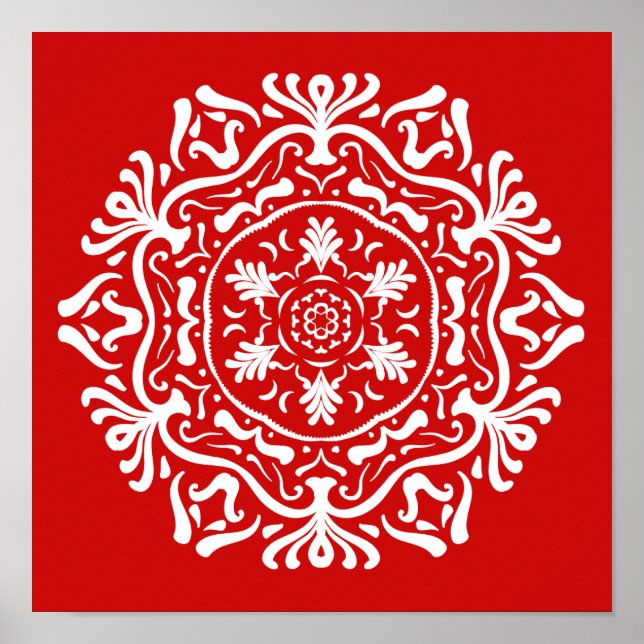 Póster Cherry Mandala (Frente)