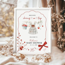 Cherry On Top Pink Arco Baby Girl Chá Welcome