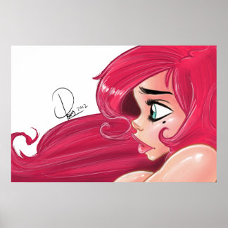 Poster Cherry Pinup Poster: "Perfil"
