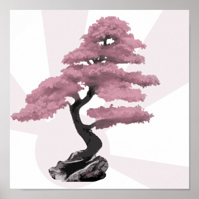 Poster Cherry Tree Bonsai (Frente)