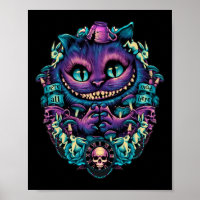 Cheshire Cat Shirt Alice No País Das Maravilhas