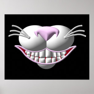 Póster Cheshire Cat Smile