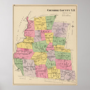 Póster Cheshire County, NH