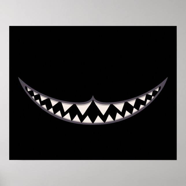 Póster Cheshire Grin III (Frente)