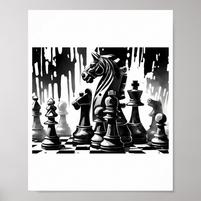 Poster Chess Board  (Frente)