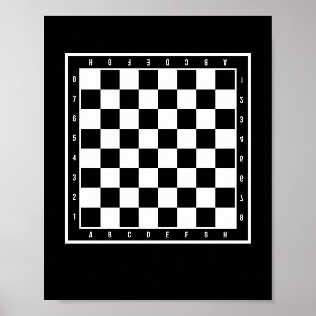Poster Chess Board Chess Chess Game Player (Frente)