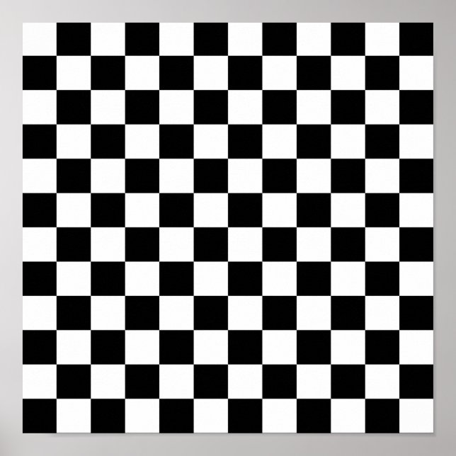 Poster Chess Pattern (Frente)