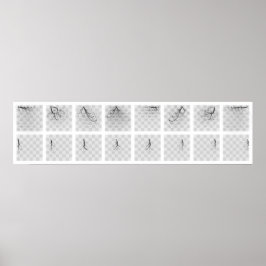 Poster Chess Piece Journey (lado negro)