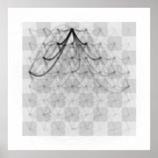 Póster Chess Piece Journey (Rainha Negra)