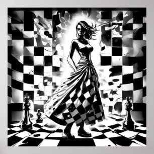 Poster Chess Queen