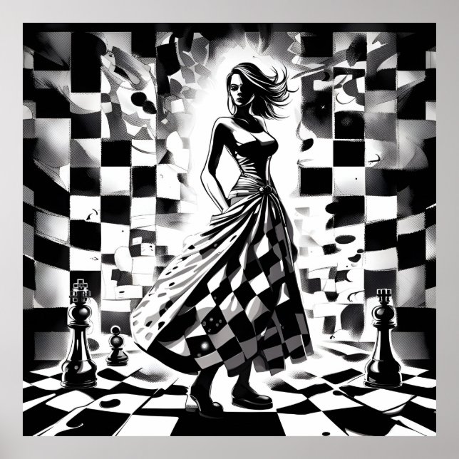 Poster Chess Queen (Frente)
