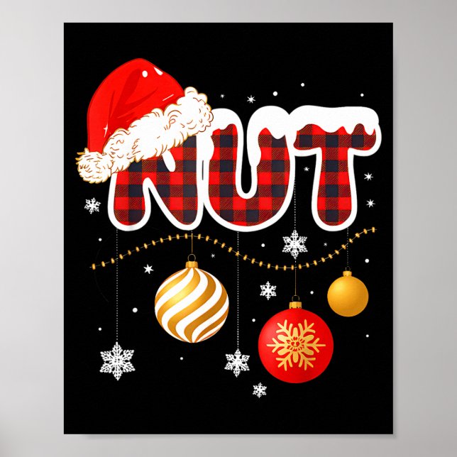 Poster Chest Nuts Christmas Matching Couple Chestnuts  (Frente)