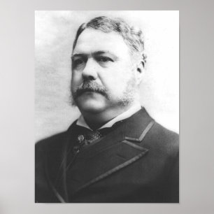 Póster Chester A. Arthur 21rua Presidente