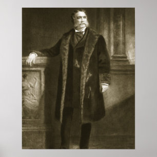 Póster Chester A. Arthur, 2ø presidente da rua unida