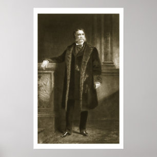 Póster Chester A. Arthur, 2ø presidente da rua unida