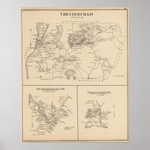 Póster Chesterfield, Cheshire Co