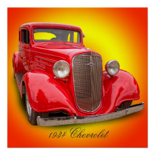 PÓSTER CHEVROLET 1934