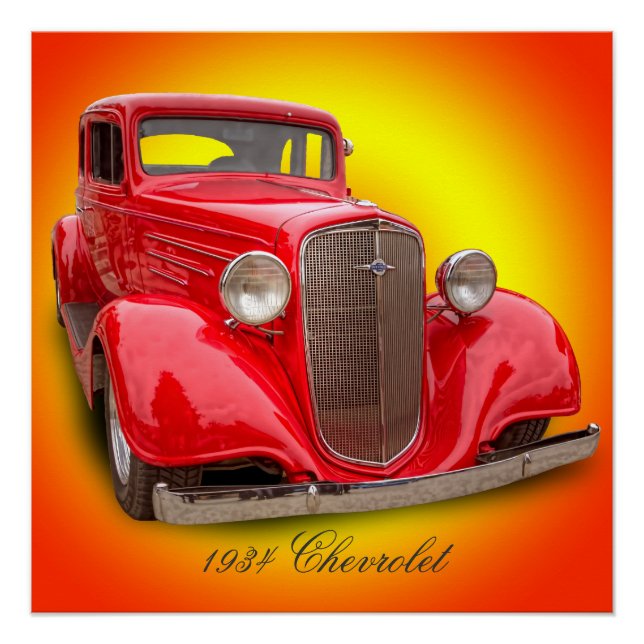 PÓSTER CHEVROLET 1934 (Frente)