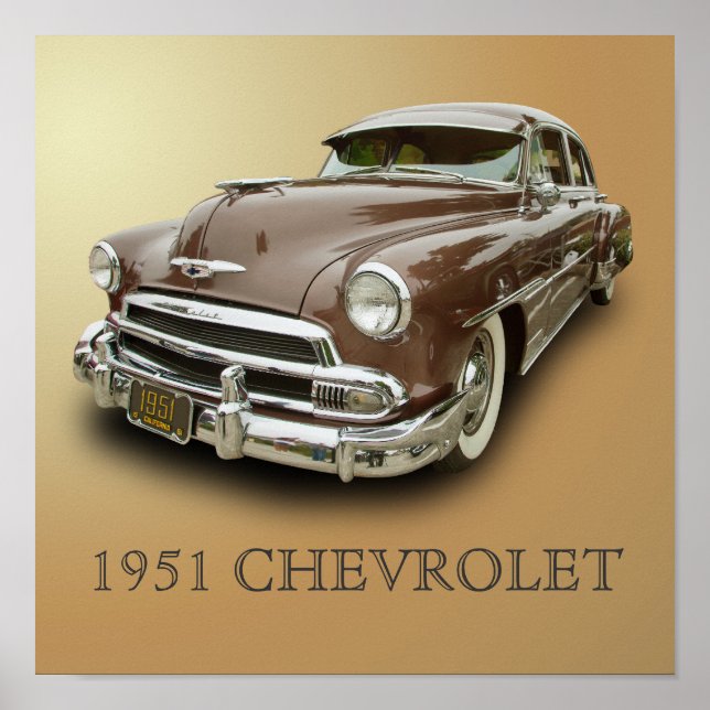 PÓSTER CHEVROLET 1951 (Frente)