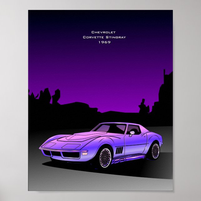 Poster Chevrolet 1969 (Frente)