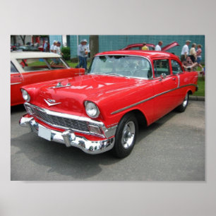 Poster Chevrolet Bel-Air 1956