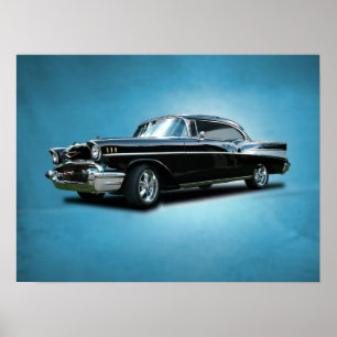 Póster Chevrolet Bel-Air 1957