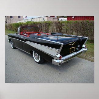 Póster Chevrolet Bel-Air 1957