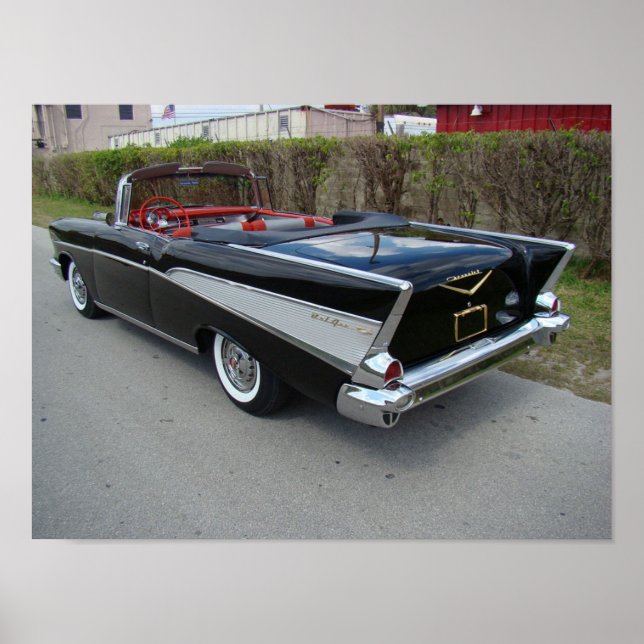 Póster Chevrolet Bel-Air 1957 (Frente)