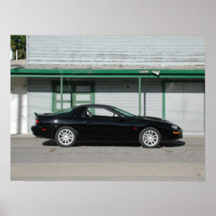 Póster Chevrolet Camaro 2001 Z28 SS