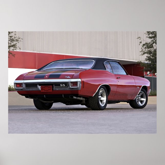 Póster Chevrolet Chevelle SS 1970 (Frente)