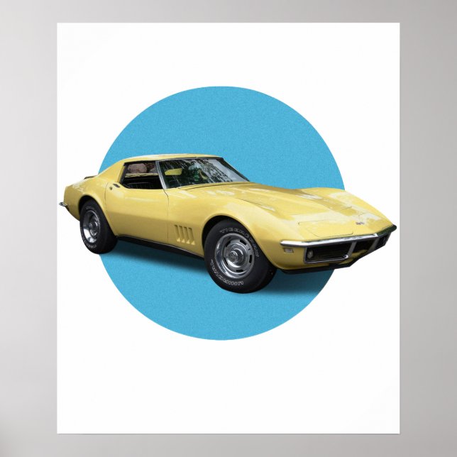 Poster Chevrolet Corvette (Frente)