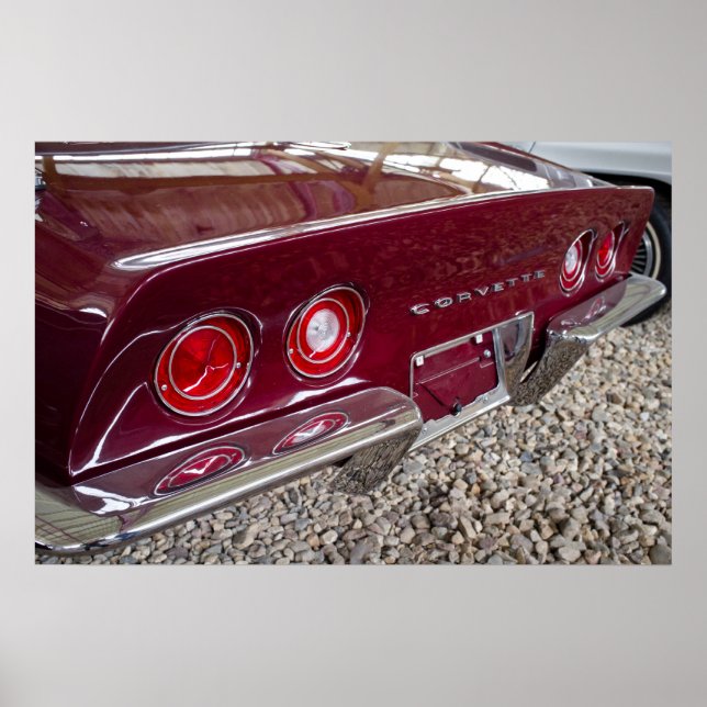 Póster Chevrolet Corvette (Frente)