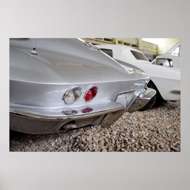 Póster Chevrolet Corvette (Frente)