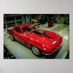 Poster Chevrolet Corvette 1967 L88