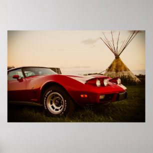 Poster Chevrolet Corvette 1978