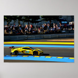 Poster Chevrolet Corvette C8.R 24 Horas de Le Mans 2022