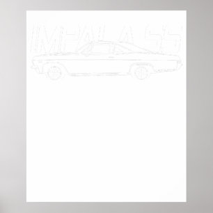 Poster Chevrolet Impala Ss 1965
