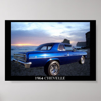 Póster Chevy Chevelle 1964