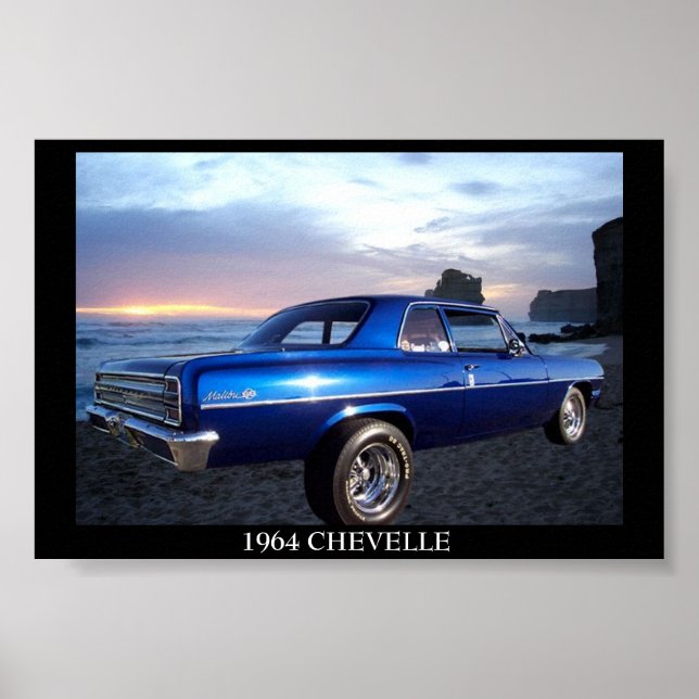 Póster Chevy Chevelle 1964 (Frente)