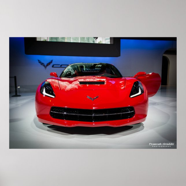 Poster Chevy Corvette Stingray (Frente)
